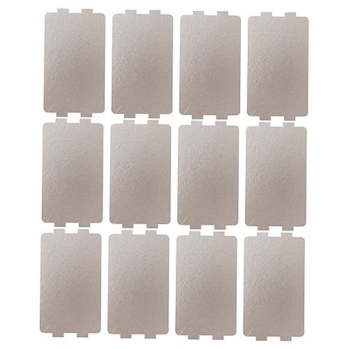 CRILSTYLEO 12 Stück Mikrowellen-Glimmerblätter Glimmerplatten zur Ofenisolierung hitzebeständige Mikrowellen-Abdeckblätter Ersatz für Mikrowellen-Gemüsefach 11 6 x 6 5 cm CRILSTYLEO 12 Stück Mikrowellen-Glimmerblätter Glimmerplatten zur Ofenisolierung hitzebeständige Mikrowellen-Abdeckblätter Ersatz für Mikrowellen-Gemüsefach 11 6 x 6 5 cm von CRILSTYLEO