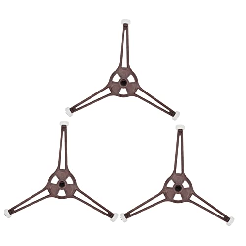 CRILSTYLEO 3St Mikrowellen-Plattenspieler Warmhalteplatte Essenstabletts Teilefach mikrowelle drehteller Mikrowellen-Drehteller Halterung für Mikrowellenplatten Mikrowellenherd Plastik Coffee von CRILSTYLEO