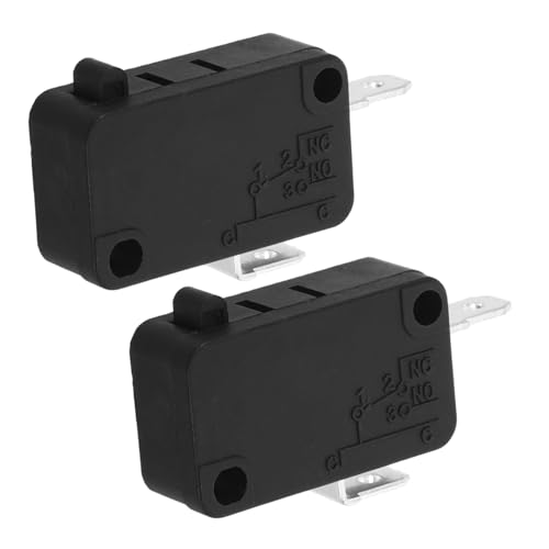 CRILSTYLEO Mikrowellen Türschalter Ersatz Universal Mikroschalter 16A/250V Für Mikrowelle Und Waschmaschine Geeignet Für Große Leistung 3 Pin Design Langlebig Und Zuverlässig CRILSTYLEO Mikrowellen Türschalter Ersatz Universal Mikroschalter 16A/250V Für Mikrowelle Und Waschmaschine Geeignet Für Große Leistung 3 Pin Design Langlebig Und Zuverlässig von CRILSTYLEO