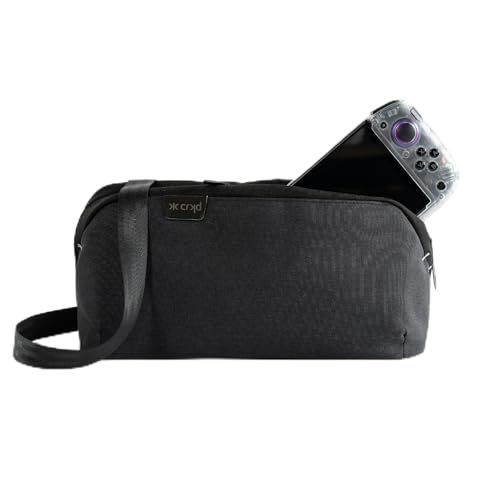 CRKD Gear Bag Schutzhülle – Gaming-Tasche kompatibel mit Nitro Deck/Steam Deck/Playstation Portal/Nintendo Switch Zubehör, Anthrazit/Schwarz, gepolsterte Softshell-Hülle mit verstellbarem Riemen CRKD Gear Bag Schutzhülle – Gaming-Tasche kompatibel mit Nitro Deck/Steam Deck/Playstation Portal/Nintendo Switch Zubehör, Anthrazit/Schwarz, gepolsterte Softshell-Hülle mit verstellbarem Riemen von CRKD