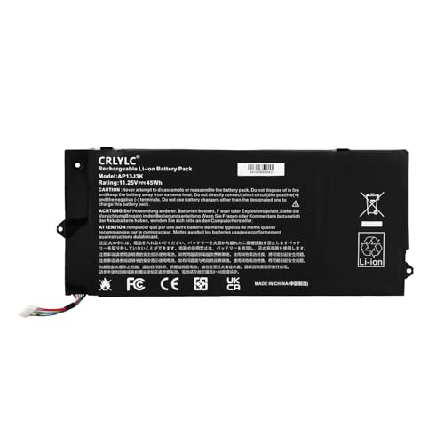 CRLYLC 11.4V 45Wh AP13J3K AP13J4K Laptop Akku für Acer Chromebook 11,6 Zoll 11 C740 C720 C720P Serie Notebook AP13J4K KT.00304.001 KT.00303.001 CB3-431-C5EX 3ICP5/65/88 Battery(2.5cm Short Cable CRLYLC 11.4V 45Wh AP13J3K AP13J4K Laptop Akku für Acer Chromebook 11,6 Zoll 11 C740 C720 C720P Serie Notebook AP13J4K KT.00304.001 KT.00303.001 CB3-431-C5EX 3ICP5/65/88 Battery(2.5cm Short Cable von CRLYLC