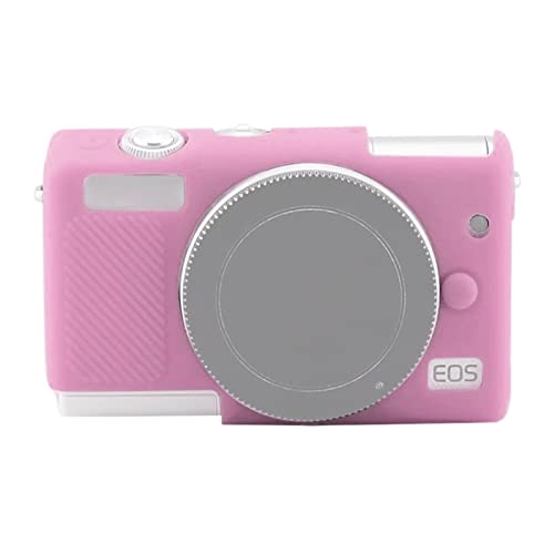 MGJQ RRTJJ Weiche Silikon-Schutzhülle für Canon EOS M200 (Color : Rosa) von CRNKJ