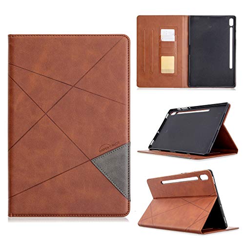 Tablet-Schutzhülle, Premium-PU-Leder, kompatibel mit Samsung Galaxy Tab S6 26,7 cm (10,5 Zoll) Hülle 2019 (SM-T860/T865), Smart Magnetic Flip Fold Stand Case mit Kartenschlitz, Schutzhülle, kompatibel von CRODY
