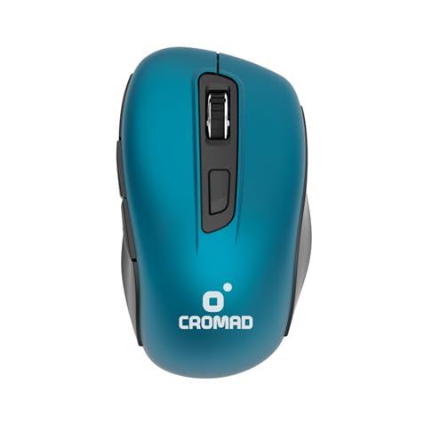 Cromad Kabellose Maus – bis zu 10 Meter Reichweite, inklusive Mini-USB-Empfänger, maximale Akkulaufzeit, bis zu 12 Monate von CROMAD