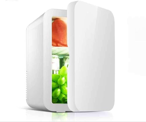 CROMMA Mini-Kühlschrank, tragbar, stumm, für die Hautpflege, Getränke, Familie, Büro und Auto, Weiß, 8 l von CROMMA