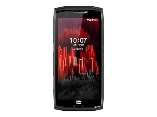 CROSSCALL Core-X5 Unlocked Smartphone 4G+ (Bildschirm: 5,45 Zoll – 64 GB – Dual Nano-SIM – Android 11 – 48 MP), Schwarz von CROSSCALL