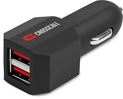 Crosscall Dual-USB Auto-Ladegerät Schwarz von CROSSCALL