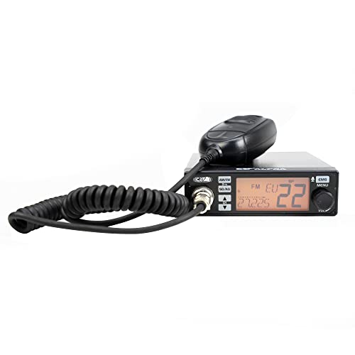 CB-Funk CRT Alpha, 4 W, AM/FM, 12 V / 24 V, ASQ, Scan, Farbdisplay, zusätzliches Einstellungsmenü von CRT