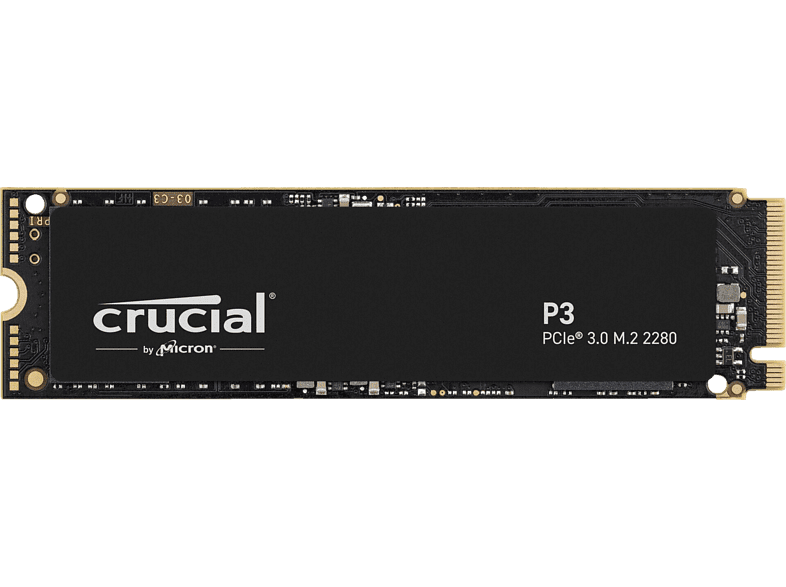 CRUCIAL P3 NVMe M.2 2280SS Festplatte, 4000 GB SSD via NVMe, intern von CRUCIAL