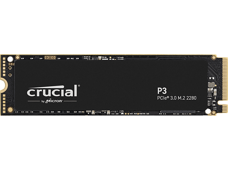 CRUCIAL P3 NVMe M.2 2280SS Festplatte, 4000 GB SSD via NVMe, intern von CRUCIAL