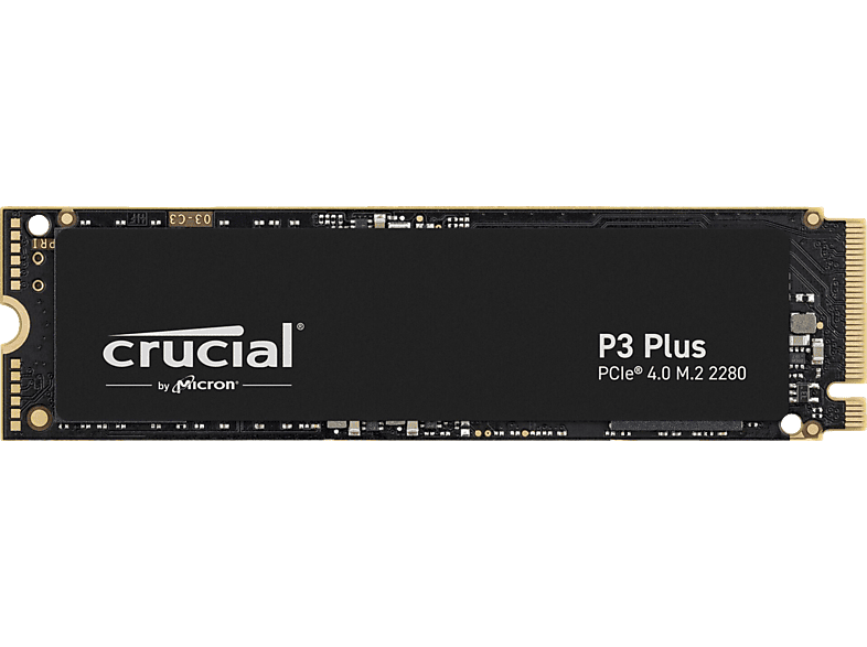 CRUCIAL P3 Plus NVMe M.2 2280SS Festplatte, 1000 GB SSD via NVMe, intern von CRUCIAL