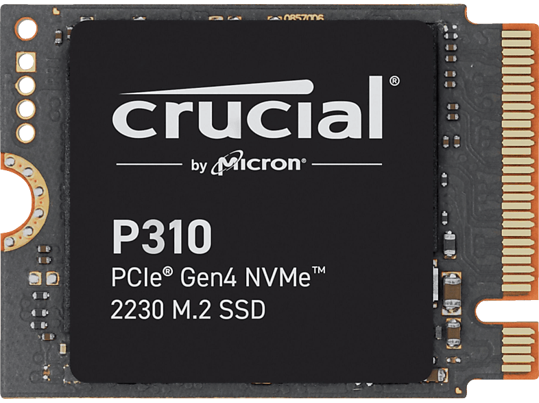 CRUCIAL P310 PCIe Gen4 2230 NVMe SSD, 1 TB SSD M.2, intern CRUCIAL P310 PCIe Gen4 2230 NVMe SSD, 1 TB SSD M.2, intern von CRUCIAL