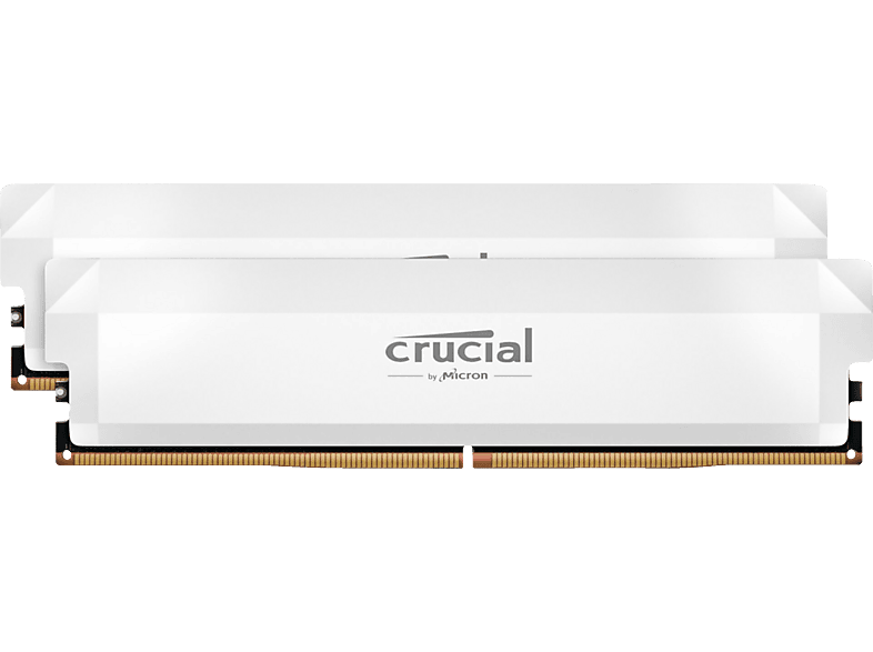 CRUCIAL Pro DDR5-6400 Kit 2x32GB UDIMM CL40 Overclocking Arbeitsspeicher 64 GB DDR5 von CRUCIAL