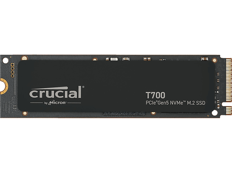 CRUCIAL T700 4TB PCIe Gen5 NVMe Festplatte, 4 TB SSD M.2 via PCIe, intern von CRUCIAL