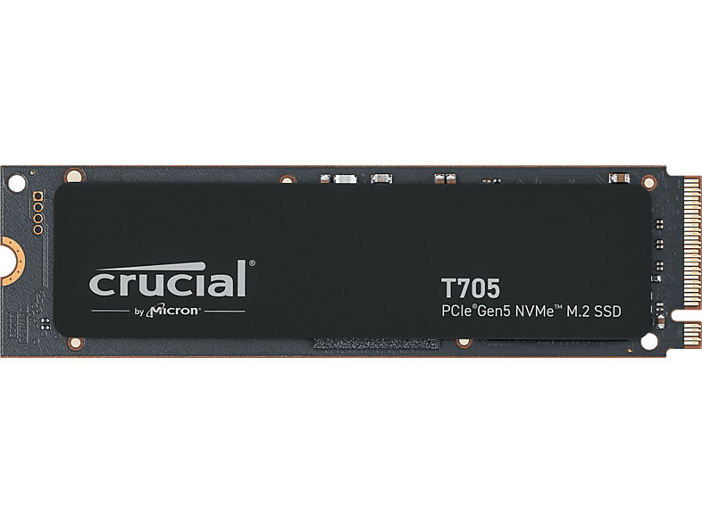 CRUCIAL T705 PCIe Gen5 NVMe Festplatte, 4 TB SSD M.2, intern von CRUCIAL
