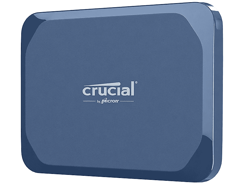 CRUCIAL X10 Portable SSD, PC/Mac Festplatte, 2.100MB/s, IP65 1 TB extern, Blau Matt CRUCIAL X10 Portable SSD, PC/Mac Festplatte, 2.100MB/s, IP65 1 TB extern, Blau Matt von CRUCIAL