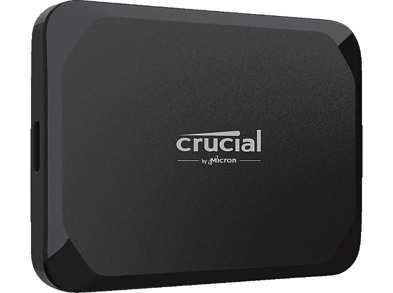 CRUCIAL X9 Portable Festplatte, 2 TB SSD, extern, Schwarz von CRUCIAL