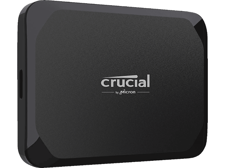 CRUCIAL X9 Portable SSD, PC/Mac Festplatte, 4 TB extern, Schwarz von CRUCIAL