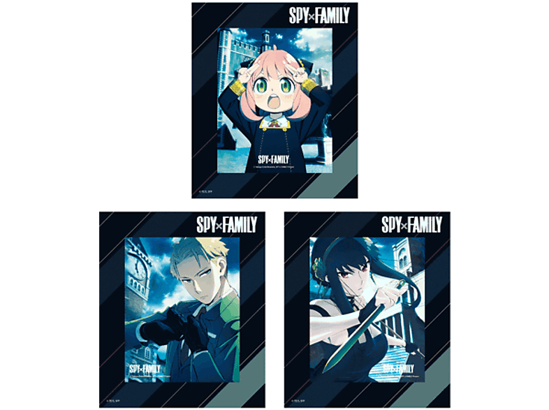CRUNCHYROLL 448/88985 3D KARTEN SPY X FAMILY (3 STÜCK) Sammelkarten von CRUNCHYROLL