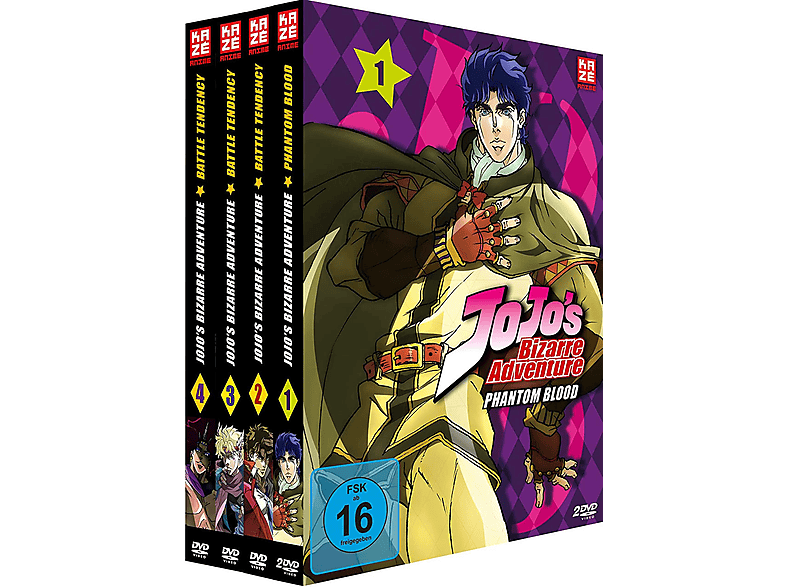 Jojo's Bizarre Adventure Part 1: Phantom Blood & 2: Battle Tendency DVD von CRUNCHYROLL