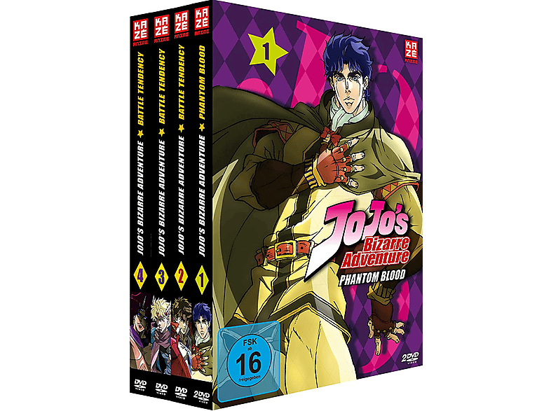 Jojo's Bizarre Adventure Part 1: Phantom Blood & 2: Battle Tendency DVD Jojo's Bizarre Adventure Part 1: Phantom Blood & 2: Battle Tendency DVD von CRUNCHYROLL