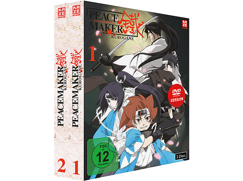 Peacemaker Kurogane Vol.1-2 DVD von CRUNCHYROLL