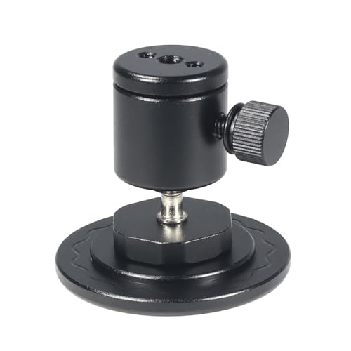 CS PRIORITY 360 Grad drehbarer Mini-Kugelkopf mit magnetischem Saugfuß für Kamerastativ von CS PRIORITY