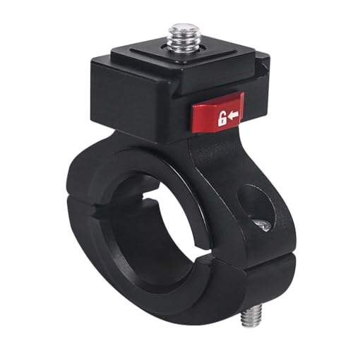 CS PRIORITY Fahrrad-Lenkerklemme, Kamera, Schnellspanner-Halterung, 1/4 Fahrradclip, kompatibel mit Hero 13, 12, X4, Osmo Action-Kamera-Halterung (Typ C) von CS PRIORITY