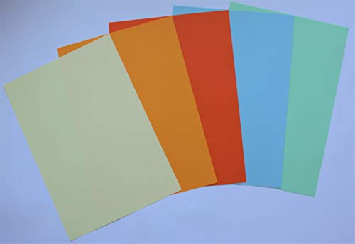 25 Blatt Qualitätspapier (5 Farben x 5 Blatt) / Farbpapier / Kopierpapier A4 BASIC HELL 160g/qm Coloraction von CS Webkontor