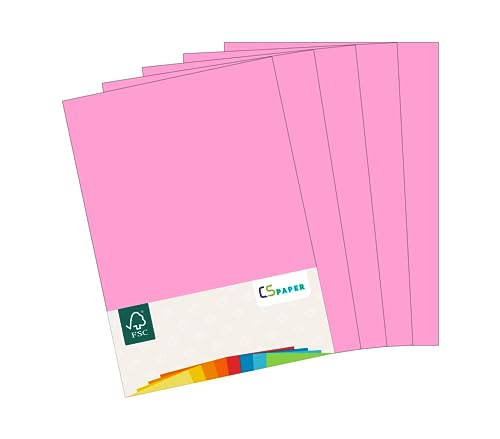 MADE IN EU 180 Blatt farbiges Papier BUSCHROSE A4 80 g/m² CS Paper - Druckerpapier, Kopierpapier, Universalpapier zum Drucken, Basteln & Falten im Format DIN A4. Papier für den Heim- & Bürobedarf von CS Webkontor