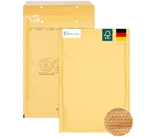 MADE IN GERMANY 10 Luftpolstertaschen Typ D haftklebende CS Webkontor, Typ D Luftpolsterumschlag in braun für Briefe, Geschäftspost, tägliche Korrespondenz, Mailings usw. MADE IN GERMANY 10 Luftpolstertaschen Typ D haftklebende CS Webkontor, Typ D Luftpolsterumschlag in braun für Briefe, Geschäftspost, tägliche Korrespondenz, Mailings usw. von CS Webkontor
