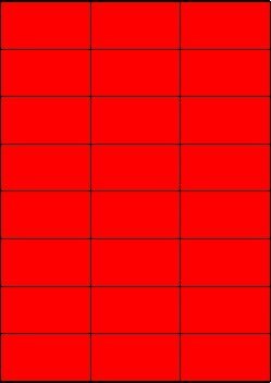MADE IN GERMANY 120 Etiketten Farbetiketten selbstklebend 70 x 37 mm ROT permanent klebend auf Bogen A4 (5 Bögen x 24 Etik.) CS Label – Universaletiketten zum Beschriften und Bedrucken von CS Webkontor