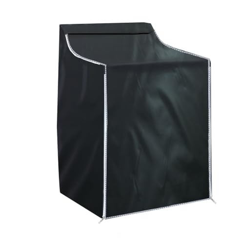 Waschmaschine Abdeckung, 420D Oxford Wasserdicht Staubdicht Schmutzabweisend UV-Beständig Deckel Schutzhülle Reißverschluss, vollautomatische Top Frontlader Wäschetrockner (Black B,75*73cm*88/110cm) Waschmaschine Abdeckung, 420D Oxford Wasserdicht Staubdicht Schmutzabweisend UV-Beständig Deckel Schutzhülle Reißverschluss, vollautomatische Top Frontlader Wäschetrockner (Black B,75*73cm*88/110cm) von CSARPECT