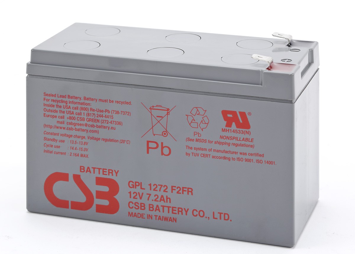 CSB GPL1272 12 Volt 7200mAh 150,9x64,8x98,6mm GPL1272F2 CSB GPL1272 12 Volt 7200mAh 150,9x64,8x98,6mm GPL1272F2 von CSB