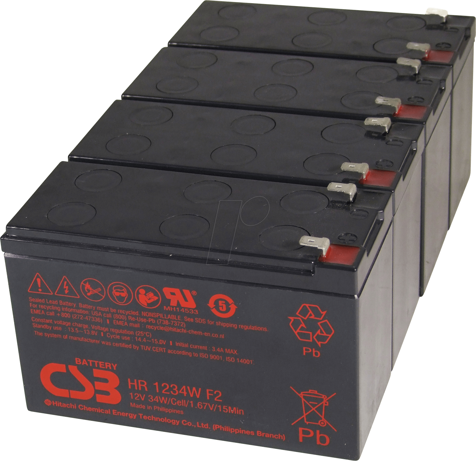 CSB SCD133 - Ersatzbatterie geeignet für APC RBC133 von CSB