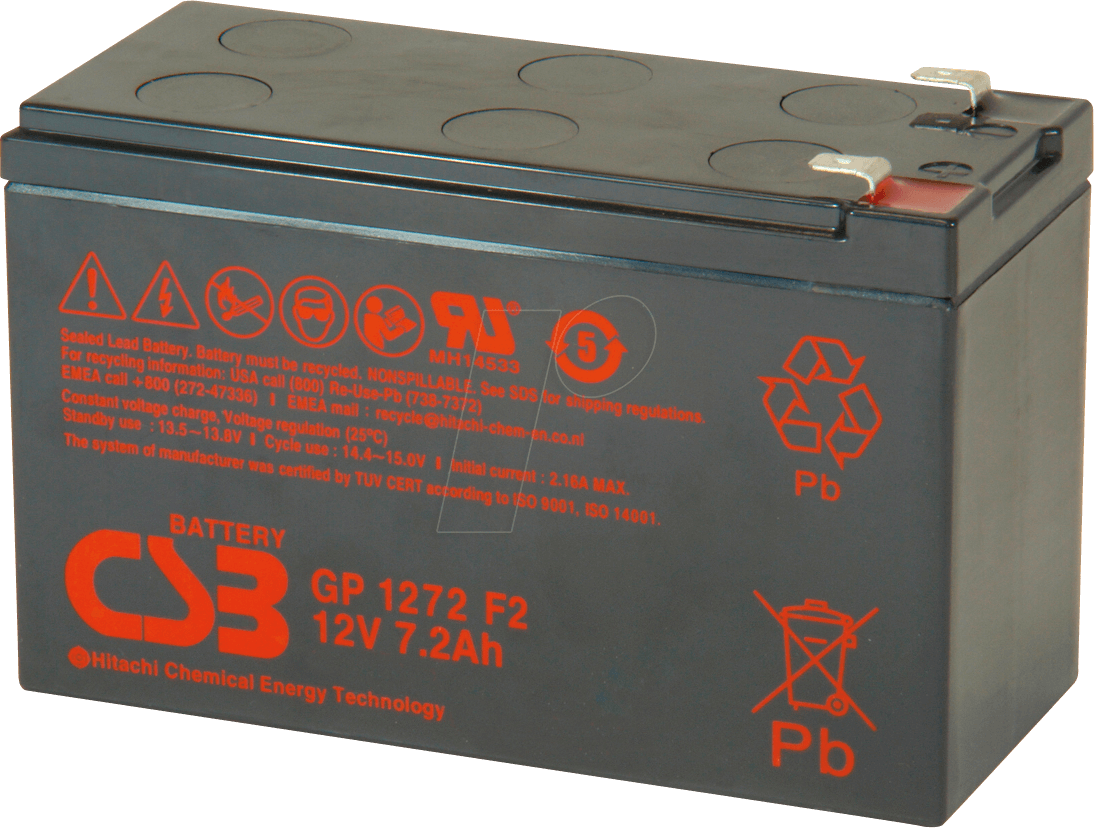 CSB SCD2 - Ersatzbatterie geeignet für APC RBC2 von CSB