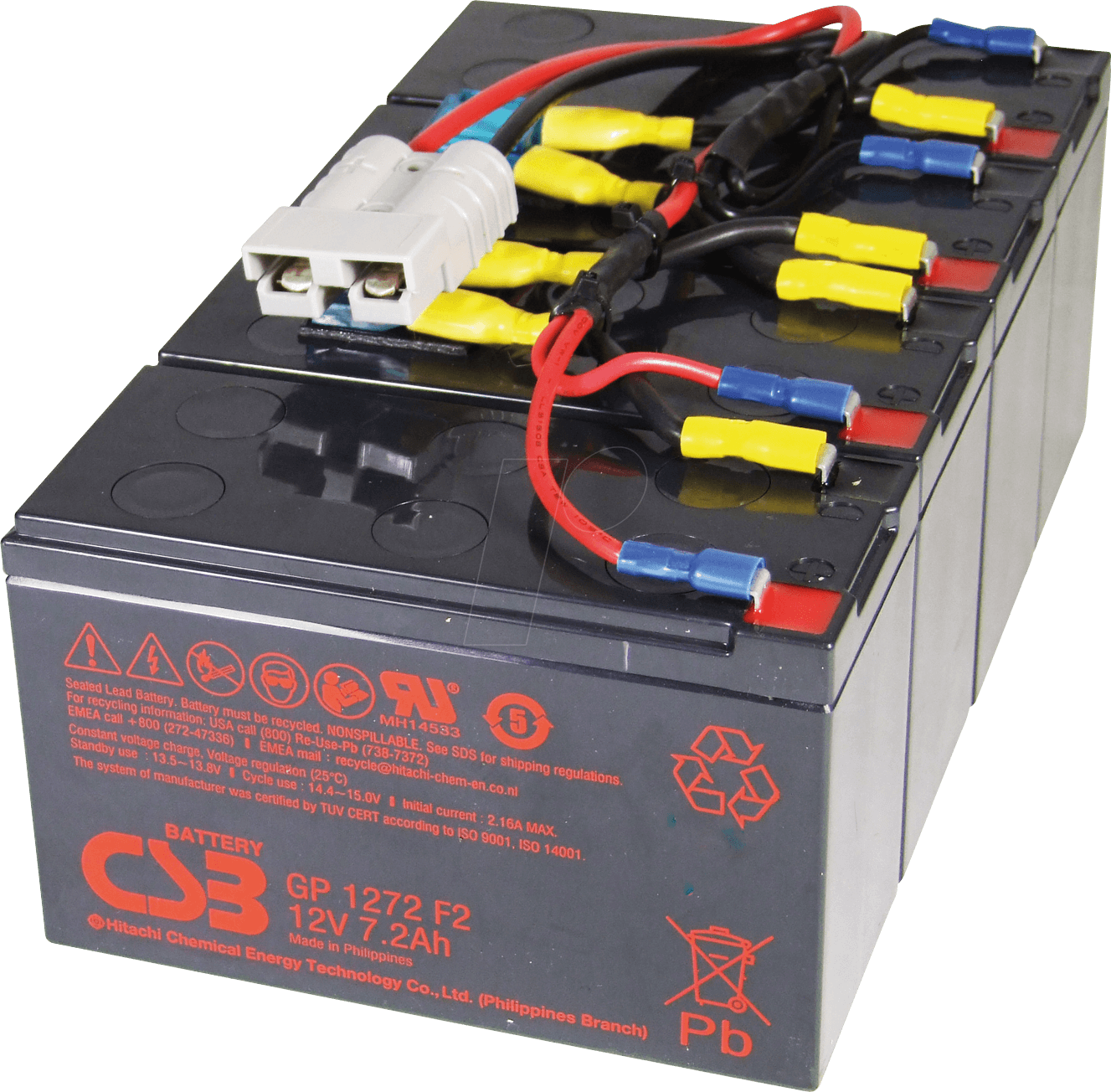 CSB SCD25 - Ersatzbatterie geeignet für APC RBC25 von CSB