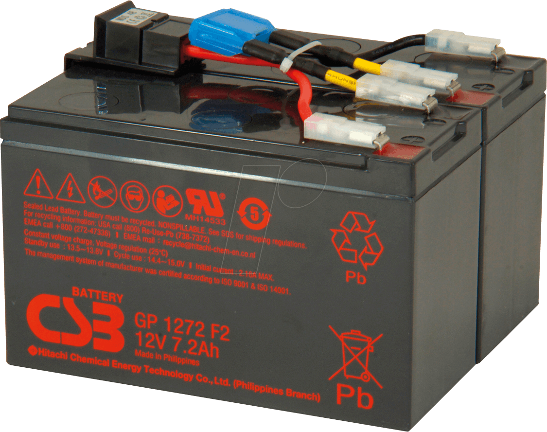 CSB SCD48 - Ersatzbatterie geeignet für APC RBC48 von CSB