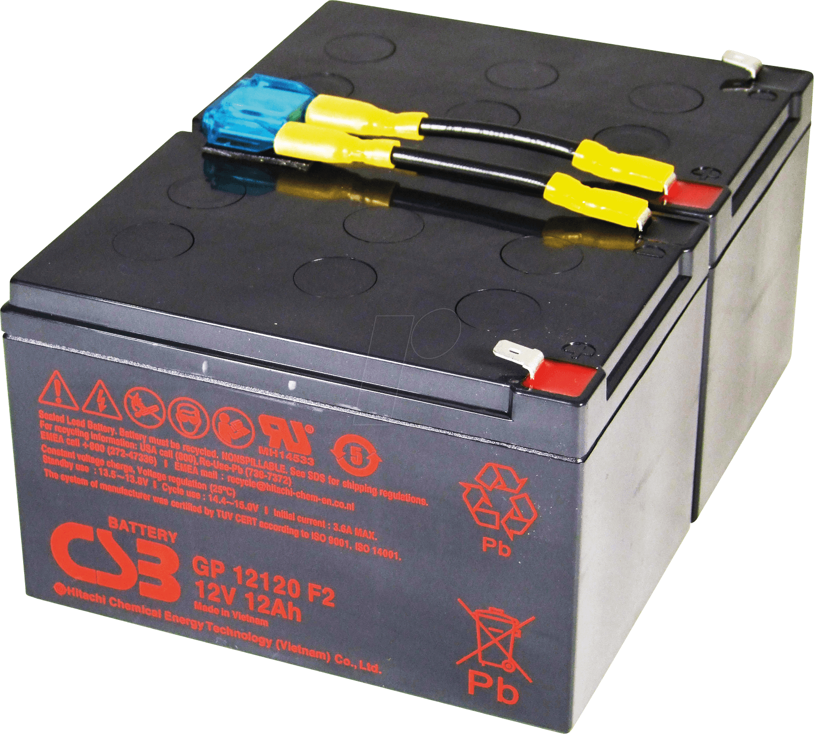 CSB SCD6 - Ersatzbatterie geeignet für APC RBC6 von CSB