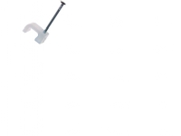 Clips oval 4x6mm natursøm 20mm - (100 stk.) von Solar Plus