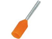 Klemmrohr orange 4,0 mm² Länge 17,0 mm Isolierlänge 10,0 mm - (100 Stück) von CSDK-SL