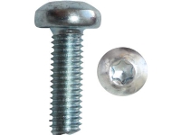 Maschinenschraube M5x10 mm mit Linsenkopf und TX20-Schlitz, galvanisch verzinkt - (500 Stk.) von CSDK-SL