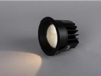 Solo Mini G2 LED-Downlight Schwarz 3000K, 1080 lm, Ra&gt 85, SDCM3, 15W, IP54, klares Abdeckglas, inklusive dimmbarem Phasentreiber PROFESSIONAL von CSDK-SL