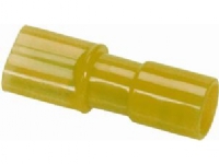 Spatenhülse vollisoliert gelb 4,0-6,0mm²Spatenhülse 6,3mm, Länge 25,0mmindv. Durchmesser Ø3,8mm - (100 Stk.) von CSDK-SL