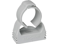 starQuick weiß Ø 24-28mm - Kunststoffclip wird durch leichten Druck auf das Rohr geschlossen, halogenfrei. von CSDK-SL