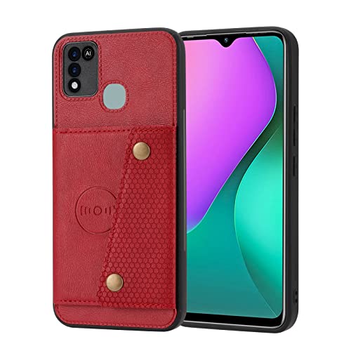 Klapphülle für Infinix Smart 5, Lederhülle mit Kartenhalter, doppelter Magnetverschluss und stoßfeste Abdeckung, kompatibel mit Infinix Smart 5, magnetische Handyhülle kompatibel mit Infinix Smart 5 Klapphülle für Infinix Smart 5, Lederhülle mit Kartenhalter, doppelter Magnetverschluss und stoßfeste Abdeckung, kompatibel mit Infinix Smart 5, magnetische Handyhülle kompatibel mit Infinix Smart 5 von CSHNB