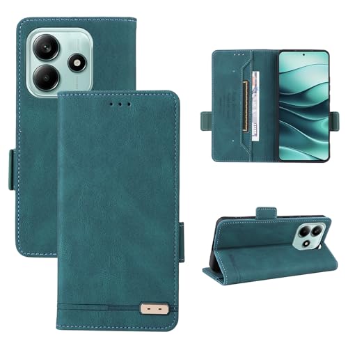 Klapphülle fürs Handy Kompatibel mit Xiaomi Redmi Note 14 4G Wallet Case, PU-Leder-Flip-Folio-Hülle mit Kartenhaltern [stoßfeste TPU-Innenschale] Telefonabdeckung, Schutzhülle mit Magnetverschluss Han von CSHNB