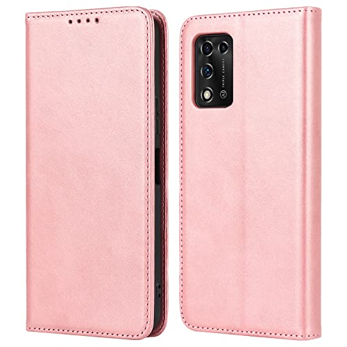 Phone Flip Case Leder Wallet Case Kompatibel mit ZTE Libero 5G II, Premium Veganes Leder Hülle [Stoßfeste TPU Innenschale] Slim Stoßfest Schutzhülle Kompatibel mit ZTE Libero 5G II Pho von CSHNB
