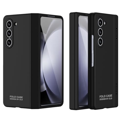 Schutzhülle für Samsung Galaxy Z Fold 5 5G, ultradünn und leicht, mit Scharnier + Displayschutzfolie, stoßfest, Rundumschutz, robust, kompatibel mit Galaxy Z von CSHNB