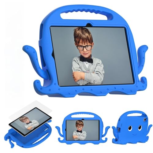 Schutzhülle für Tablet PC, kompatibel mit Lenovo M10 FHD Plus / 2. Generation (10,3 Zoll) TB-X606, leicht und stoßfest, rutschfeste Ecken, mit Schultergurt, kompatibel mit Kindern von CSHNB